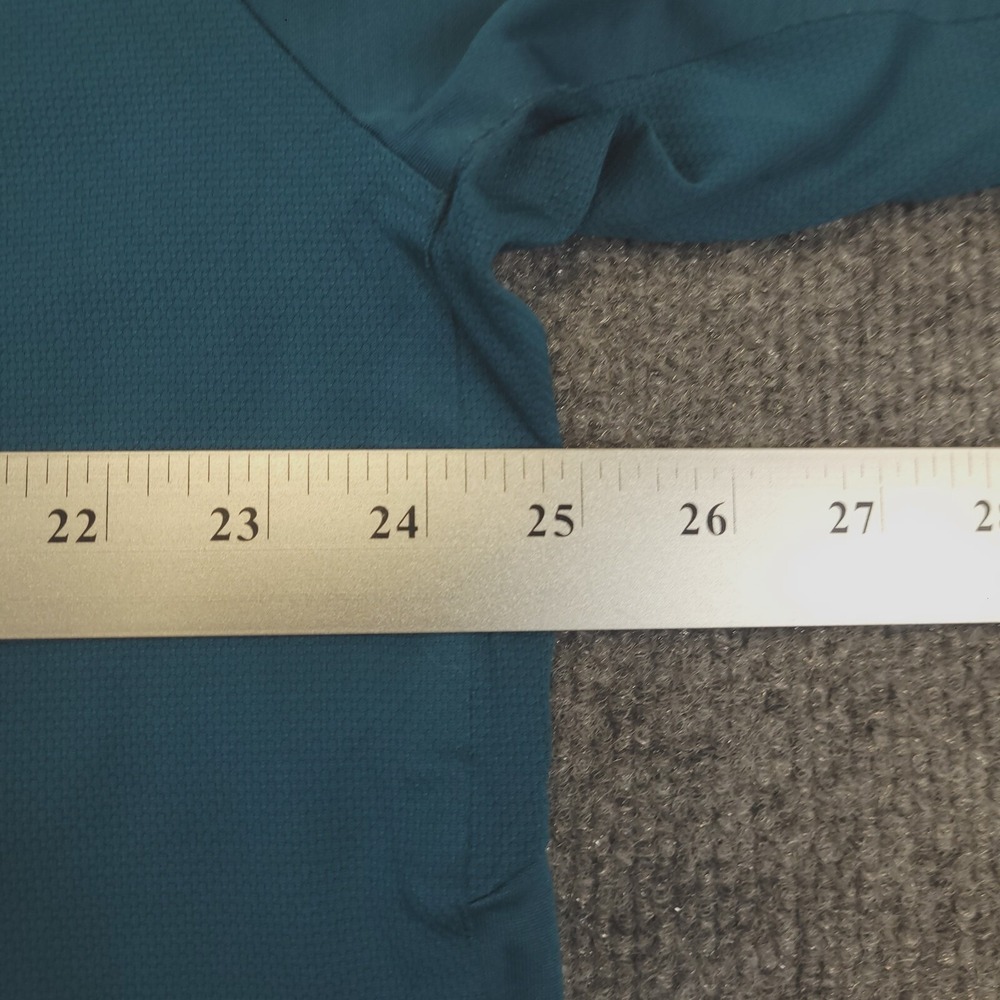 North Face Polo Shirt Mens XXL Vented Green Blue Trim Outdoors - Picture 11 of 11